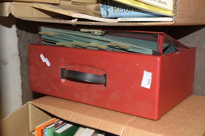 Lot 693 - Metal document filing case