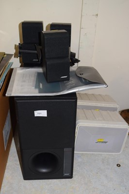 Lot 701 - Bose surround sound speakers