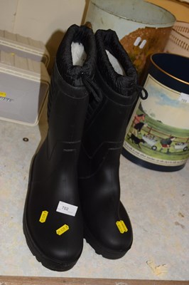 Lot 702 - Pair of Wellington boots, size 11