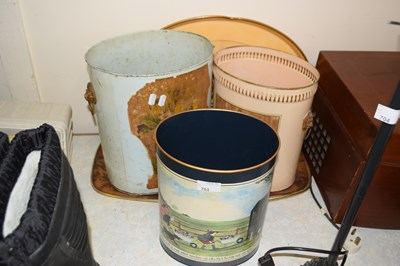 Lot 703 - Selection of various waste paper baskets and...