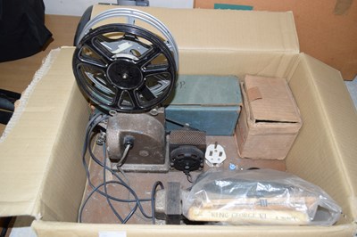 Lot 717 - Vintage projector and accessories
