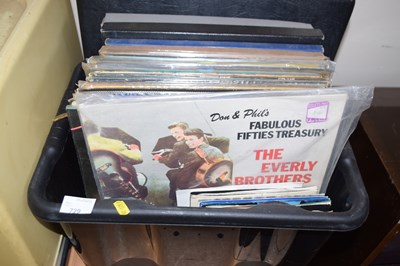 Lot 729 - Box containing a quantity of various LP and...