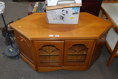 Lot 741 - A corner television unit