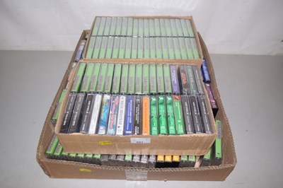 Lot 601 - Three boxes of audio cassettes