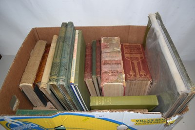 Lot 607 - A box of mixed books to include Kelly's...