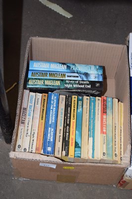 Lot 617 - One box of Alistair MacLean books