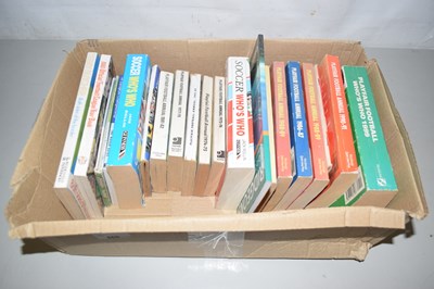 Lot 665 - One box of Playfair football annuals