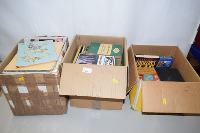 Lot 668 - Three boxes of mixed books