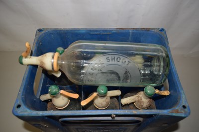 Lot 672 - Box of soda syphons