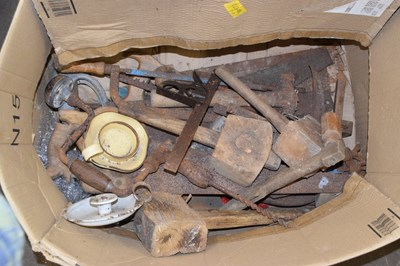 Lot 781 - One box of vintage tools