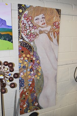 Lot 839 - Coloured print after Klimt