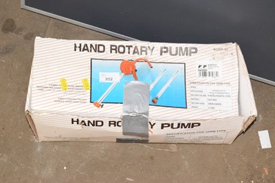 Lot 852 - A rotary pump