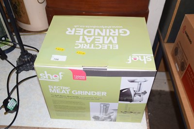 Lot 706 - A Shet electric meat grinder