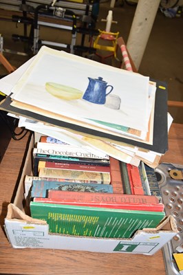 Lot 758 - Box of mixed pictures and books