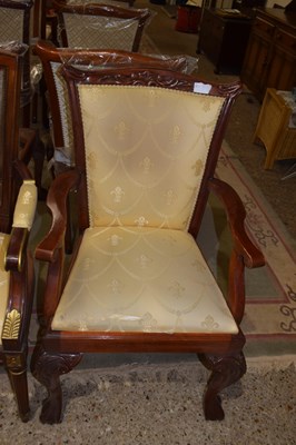 Lot 361c - A good quality reproduction upholstered Dining...