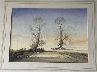 Lot 44 - Kenb Moore, Watercolour, Country Landscape