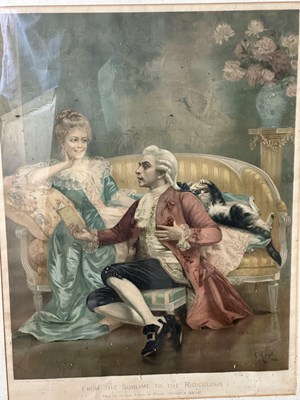 Lot 275 - Lge framed vintage Print, after Anyot "From...