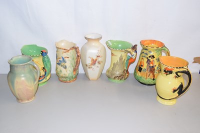 Lot 21 - A group of six various Burleigh and other jugs...