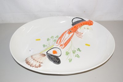 Lot 25 - A large Italian seafood serving dish