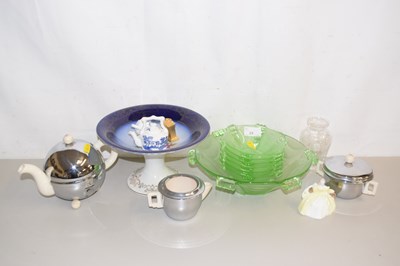 Lot 29 - Mixed Lot: Art Deco pressed glass bowls, a...