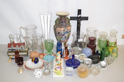 Lot 31 - Large Mixed Lot: Various jugs, glass wares, a...