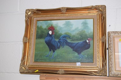 Lot 32 - Paul Chapman study of a pair of Black Leghorn,...