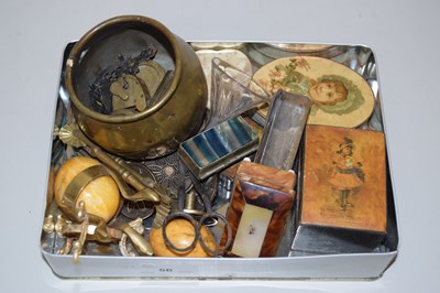 Lot 56 - Box of various small collectables to include...