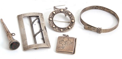Lot 223A - A quantity of silver jewellery: to include a...