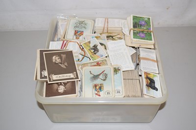 Lot 69 - Box of assorted cigarette cards and others