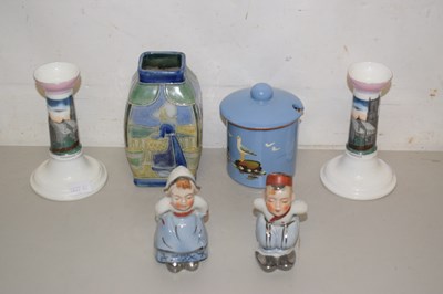 Lot 72 - A Doulton Lambeth vase together with various...