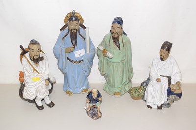 Lot 95 - A group of five modern Chinese figures