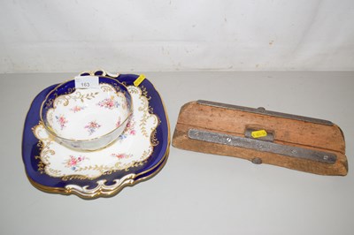 Lot 163 - Mixed Lot: Coalport gilt decorated dessert...