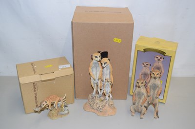 Lot 174 - A group of modern resin Meerkat models