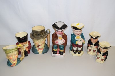 Lot 175 - Collection of Toby jugs to include Tony Wood...