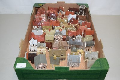 Lot 176 - Collection of Mudlen End Studios pottery cottages