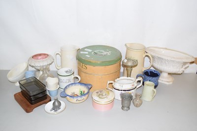 Lot 207 - Mixed Lot: Various vases, jugs, vintage cake...
