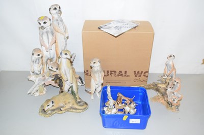 Lot 211 - Collection of various Meerkat models