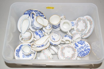 Lot 212 - Mixed Lot: Coalport miniature tea wares