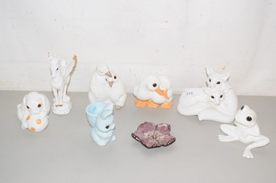 Lot 213 - A group of Royal Osborne porcelain animals
