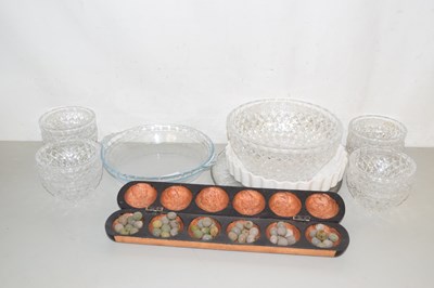 Lot 216 - An African Mancala game together with various...