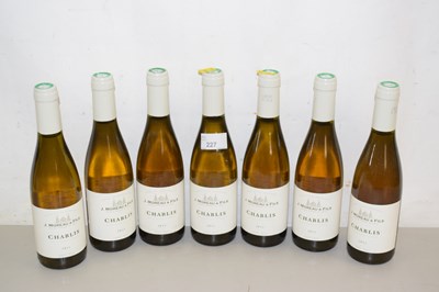 Lot 227 - Six bottles of Moreau & Fills Chablis 2012 375ml