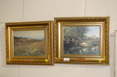 Lot 270 - A pair of modern oleographs after Lewis &...