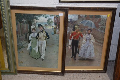 Lot 276 - Victorian chromolithograph prints The Officer...
