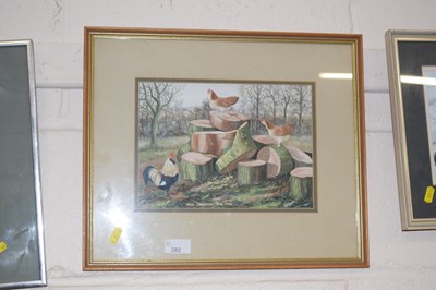 Lot 282 - Paul Chapman study of Salmon Faverolles