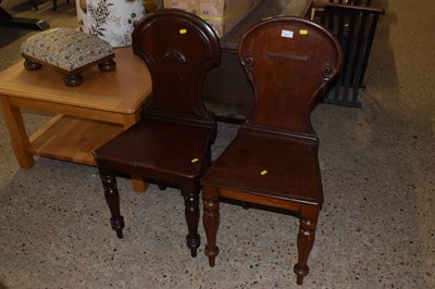 Lot 311 - Two similar 19th Century mahogany arch back...