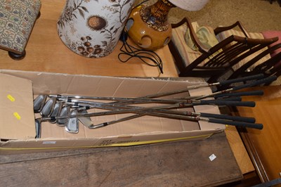 Lot 313 - A group of MacGregor golf clubs
