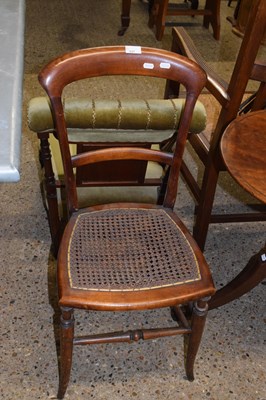 Lot 337 - Cane seated bedroom chair