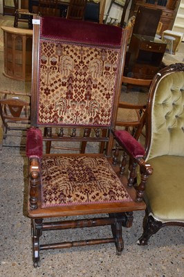 Lot 340 - Late 19th Century American style spring loaded...
