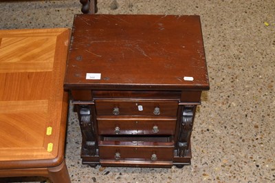 Lot 344 - Victorian apprentice style Scotch chest with...