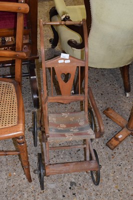 Lot 348 - Late 19th Century child's push chair